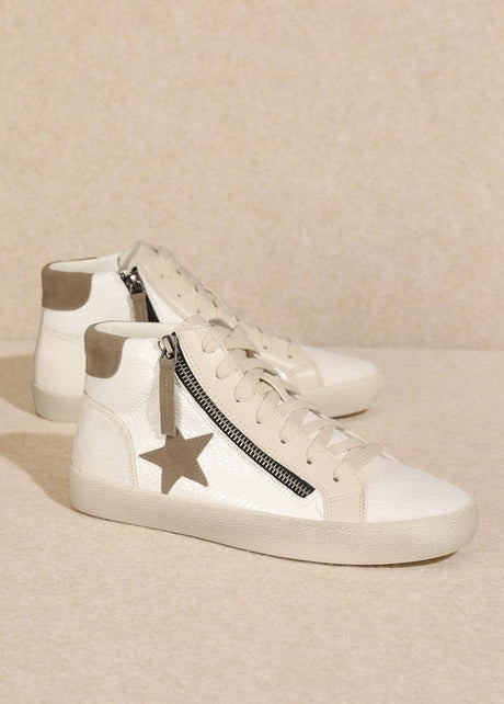 Star, High Top, Sneakers-Let's See Style-WHITE-6-[option4]-[option5]-[option6]-[option7]-[option8]-Shop-Boutique-Clothing-for-Women-Online