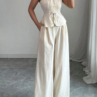 Sweetheart Neck Tube Top and Pants Set-Sets-Trendsi-[option4]-[option5]-[option6]-[option7]-[option8]-Shop-Boutique-Clothing-for-Women-Online