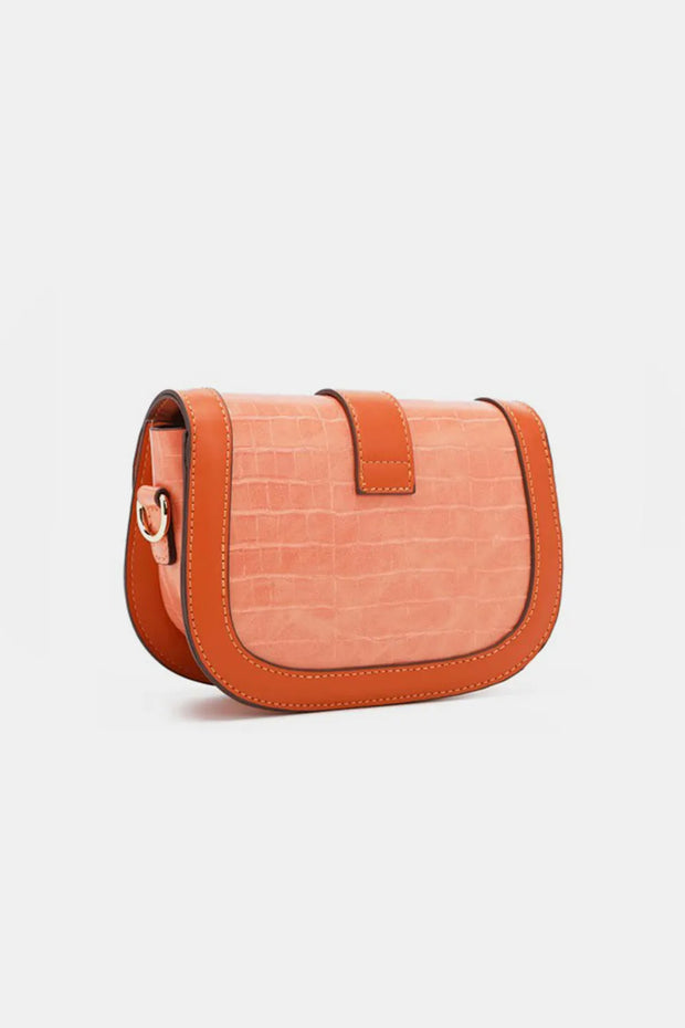 Nicole Lee USA Croc Embossed Crossbody Bag-Bags-Trendsi-[option4]-[option5]-[option6]-[option7]-[option8]-Shop-Boutique-Clothing-for-Women-Online