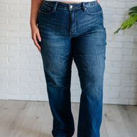 Judy Blue Muriel Mid Rise Control Top Classic Straight Jeans-Womens-Ave Shops-[option4]-[option5]-[option6]-[option7]-[option8]-Shop-Boutique-Clothing-for-Women-Online
