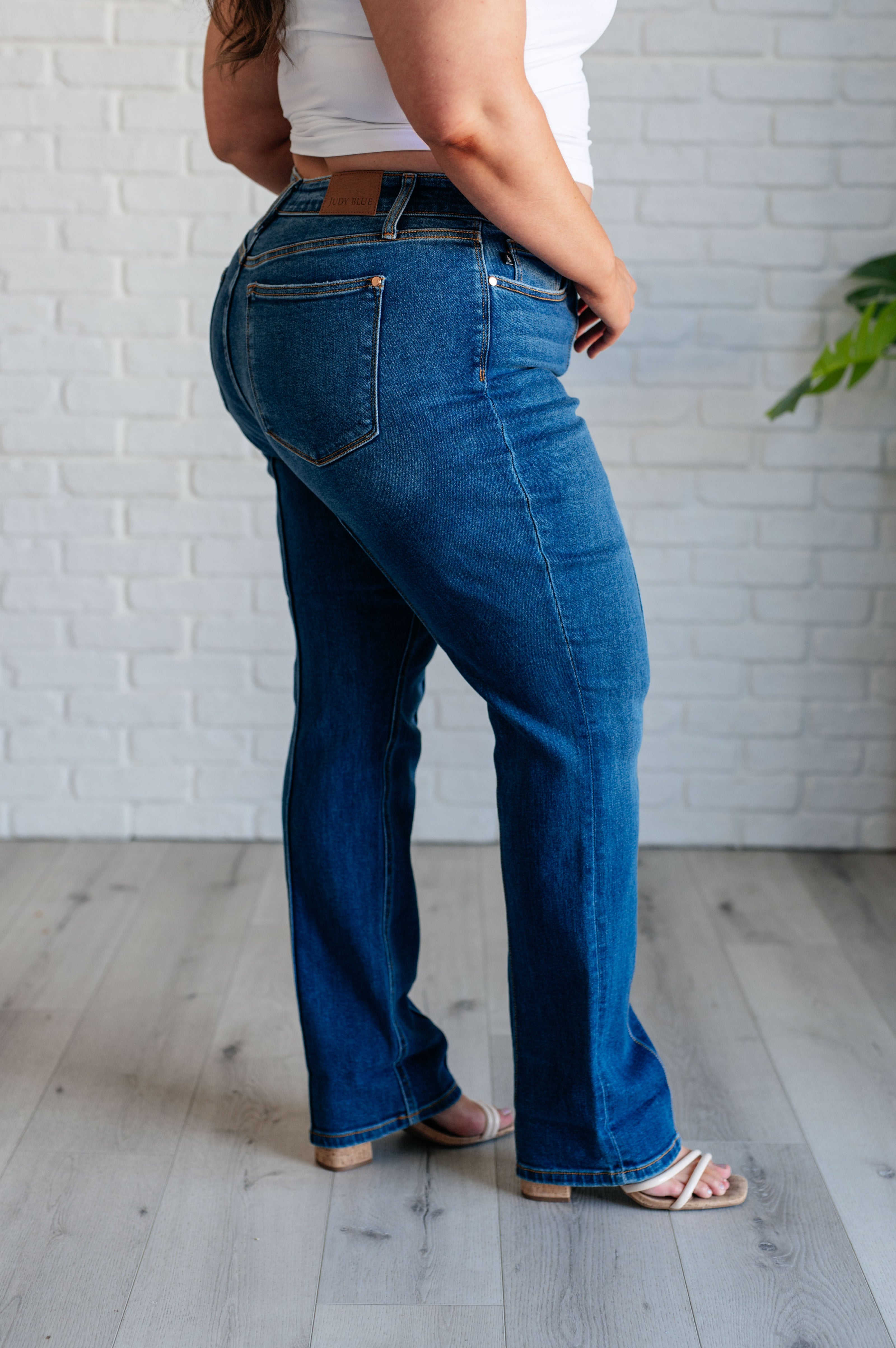 Judy Blue Campbell High Rise Center Seam Detail Straight Jeans-Womens-Ave Shops-[option4]-[option5]-[option6]-[option7]-[option8]-Shop-Boutique-Clothing-for-Women-Online
