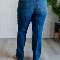 Judy Blue Campbell High Rise Center Seam Detail Straight Jeans-Womens-Ave Shops-[option4]-[option5]-[option6]-[option7]-[option8]-Shop-Boutique-Clothing-for-Women-Online