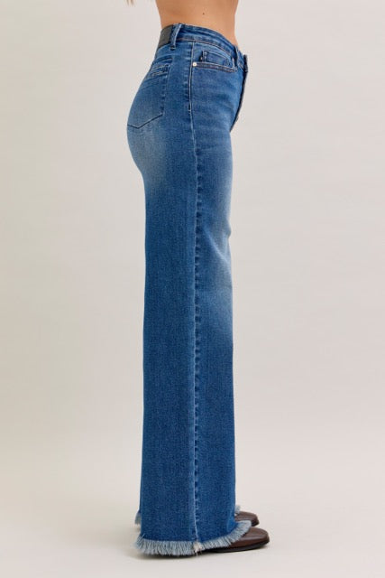 Karla High Waist Column Straight Button-Fly & Back Welt Pkts-Womens-Ave Shops-[option4]-[option5]-[option6]-[option7]-[option8]-Shop-Boutique-Clothing-for-Women-Online