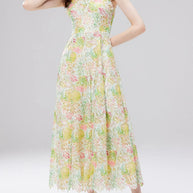 Floral Lace Sleeveless V-Neck Midi Dress-Dresses-Trendsi-[option4]-[option5]-[option6]-[option7]-[option8]-Shop-Boutique-Clothing-for-Women-Online