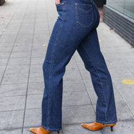 Judy Blue Dark Wash High Waisted Straight Fit Jeans-Judy Blue-[option4]-[option5]-[option6]-[option7]-[option8]-Shop-Boutique-Clothing-for-Women-Online