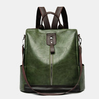 PU Leather Backpack Bag-backpack-Trendsi-Dark Green-One Size-[option4]-[option5]-[option6]-[option7]-[option8]-Shop-Boutique-Clothing-for-Women-Online