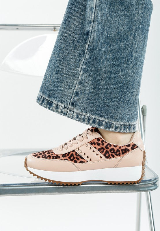 Lepark Real Leather Leopard Print Sneakers-Rag Company-[option4]-[option5]-[option6]-[option7]-[option8]-Shop-Boutique-Clothing-for-Women-Online