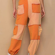 POL Drawstring Pocketed Contrast Jogger Pants-Sweatpants & Joggers-Trendsi-[option4]-[option5]-[option6]-[option7]-[option8]-Shop-Boutique-Clothing-for-Women-Online