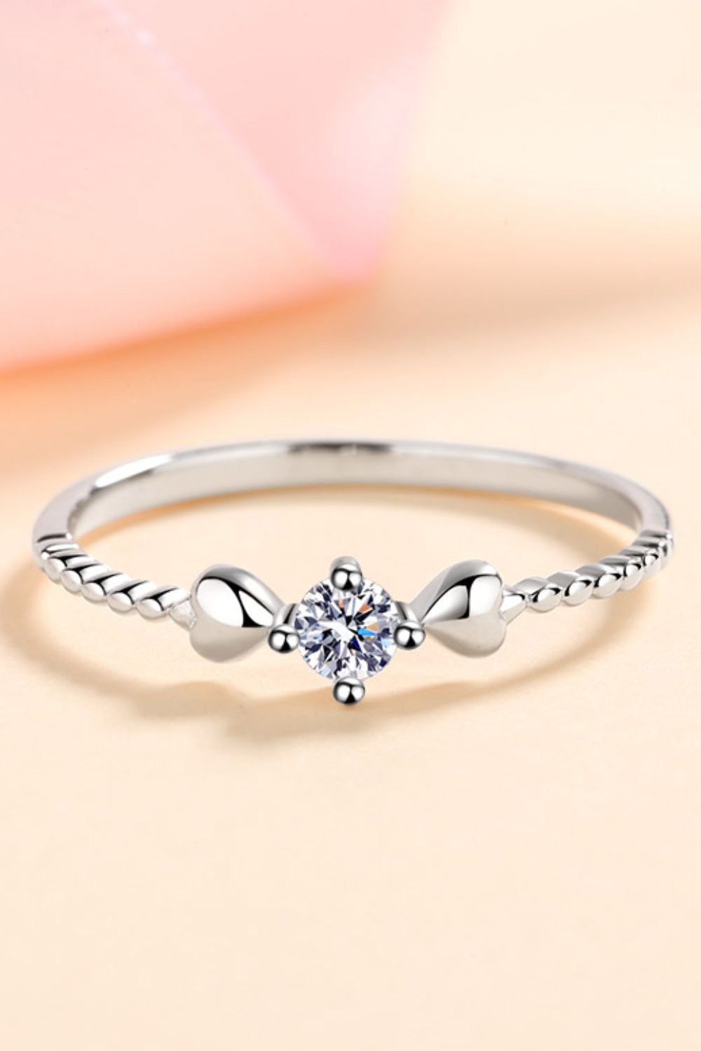 Adored Moissanite Heart 925 Sterling Silver Ring-rings-Trendsi-Silver-4-[option4]-[option5]-[option6]-[option7]-[option8]-Shop-Boutique-Clothing-for-Women-Online