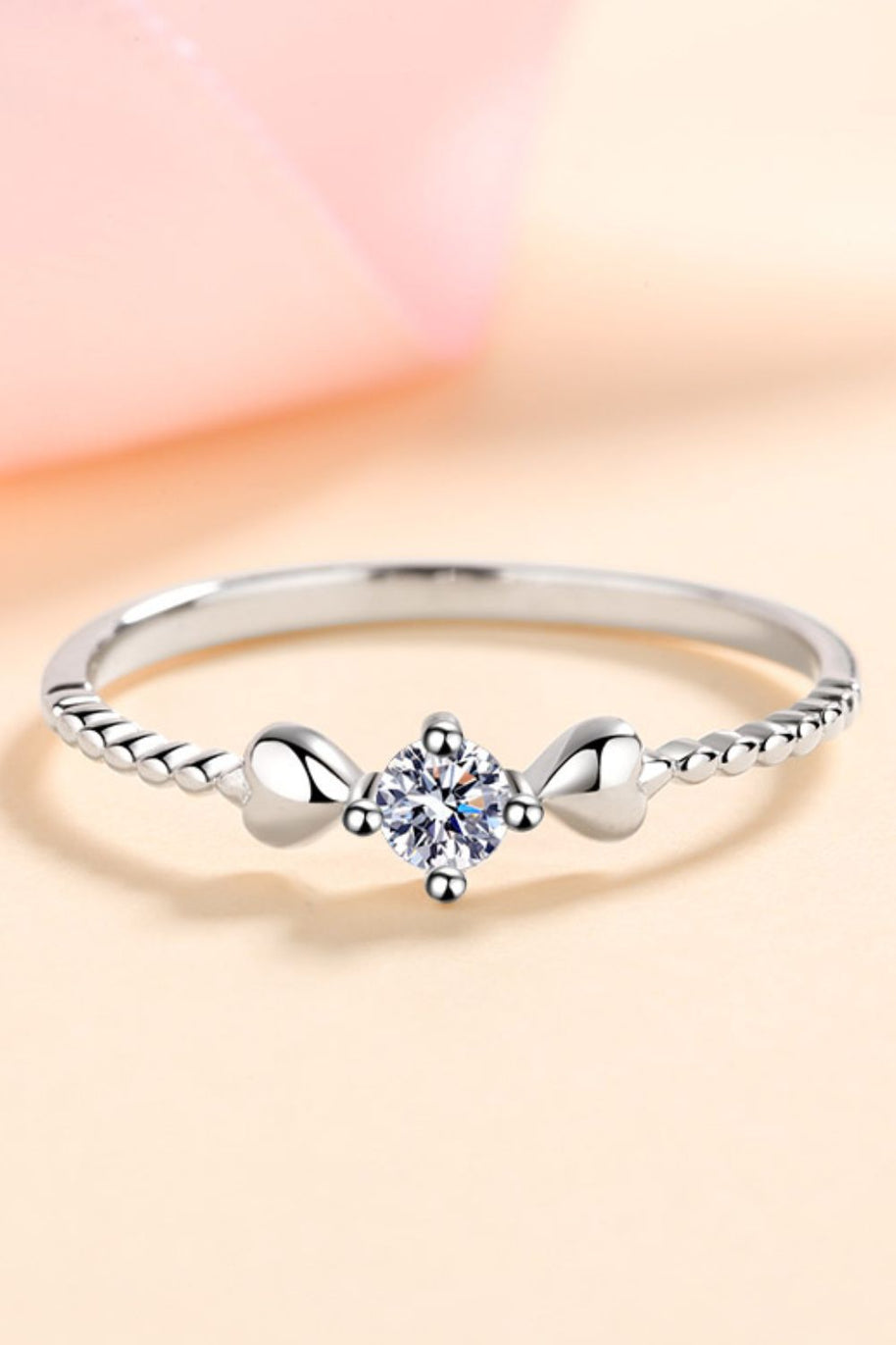 Adored Moissanite Heart 925 Sterling Silver Ring-rings-Trendsi-Silver-4-[option4]-[option5]-[option6]-[option7]-[option8]-Shop-Boutique-Clothing-for-Women-Online