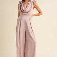 MABLE 3D Floral Applique Deep Cowl Neck Jumpsuit-Jumpsuits & Rompers-Trendsi-Dusty Mauve-S-[option4]-[option5]-[option6]-[option7]-[option8]-Shop-Boutique-Clothing-for-Women-Online