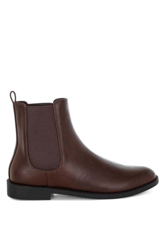 Sigrun Faux Leather Chelsea Boots-Rag Company-[option4]-[option5]-[option6]-[option7]-[option8]-Shop-Boutique-Clothing-for-Women-Online