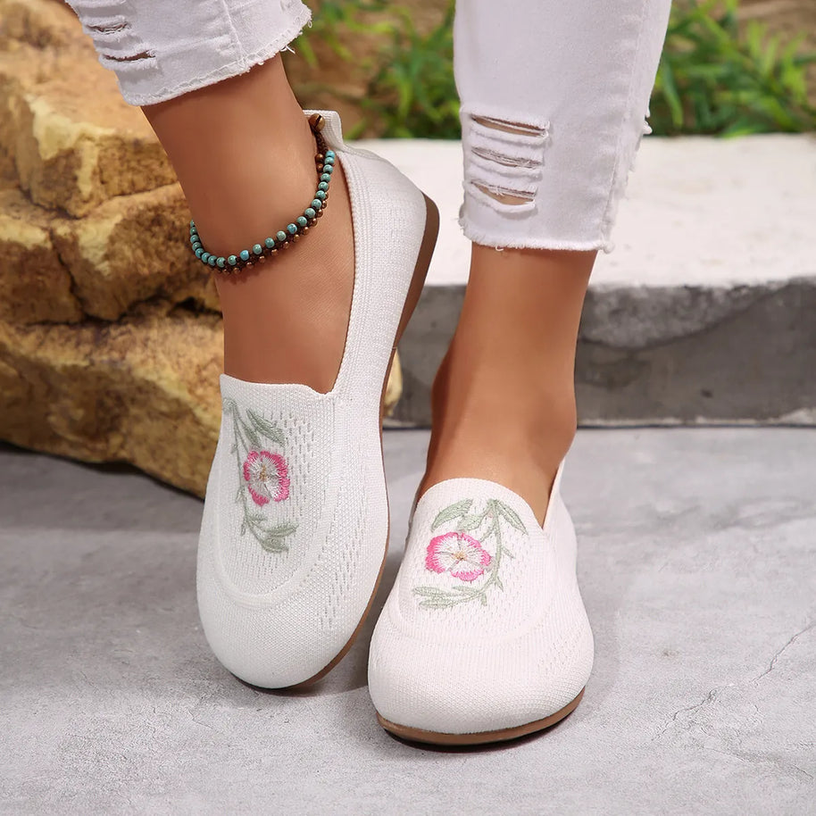 Embroidered Mesh Slip-Ons-135 Flats-Trendsi-[option4]-[option5]-[option6]-[option7]-[option8]-Shop-Boutique-Clothing-for-Women-Online