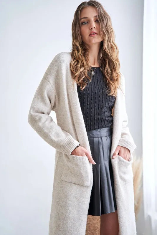 ADORA 2tone Sweater Open Cardigan-Cardigan-Trendsi-[option4]-[option5]-[option6]-[option7]-[option8]-Shop-Boutique-Clothing-for-Women-Online