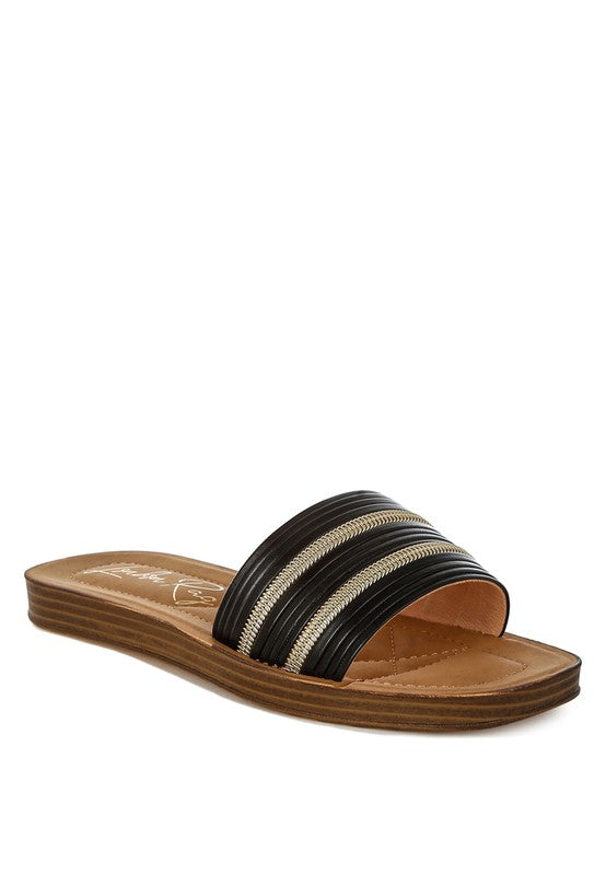 Zosaya Faux Zipper Detail Slip Ons-Rag Company-Black-US-5 / UK-3 / EU-36-[option4]-[option5]-[option6]-[option7]-[option8]-Shop-Boutique-Clothing-for-Women-Online