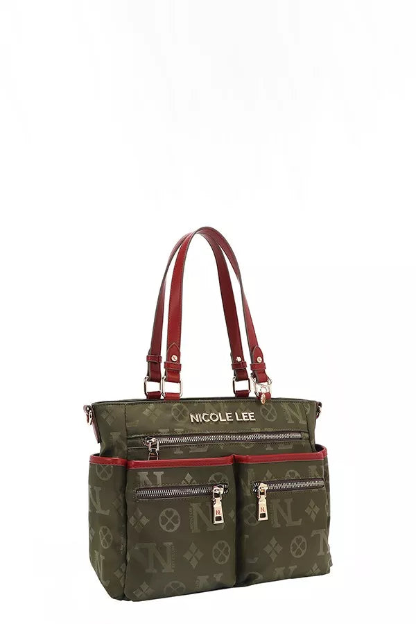 Nicole Lee USA Multi-Compartment Convertible Tote Bag-Bags-Trendsi-[option4]-[option5]-[option6]-[option7]-[option8]-Shop-Boutique-Clothing-for-Women-Online