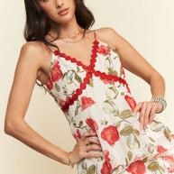 Davi & Dani Contrast Ring Lace Layered Ruffle Maxi Cami Dress-Dresses-Trendsi-[option4]-[option5]-[option6]-[option7]-[option8]-Shop-Boutique-Clothing-for-Women-Online