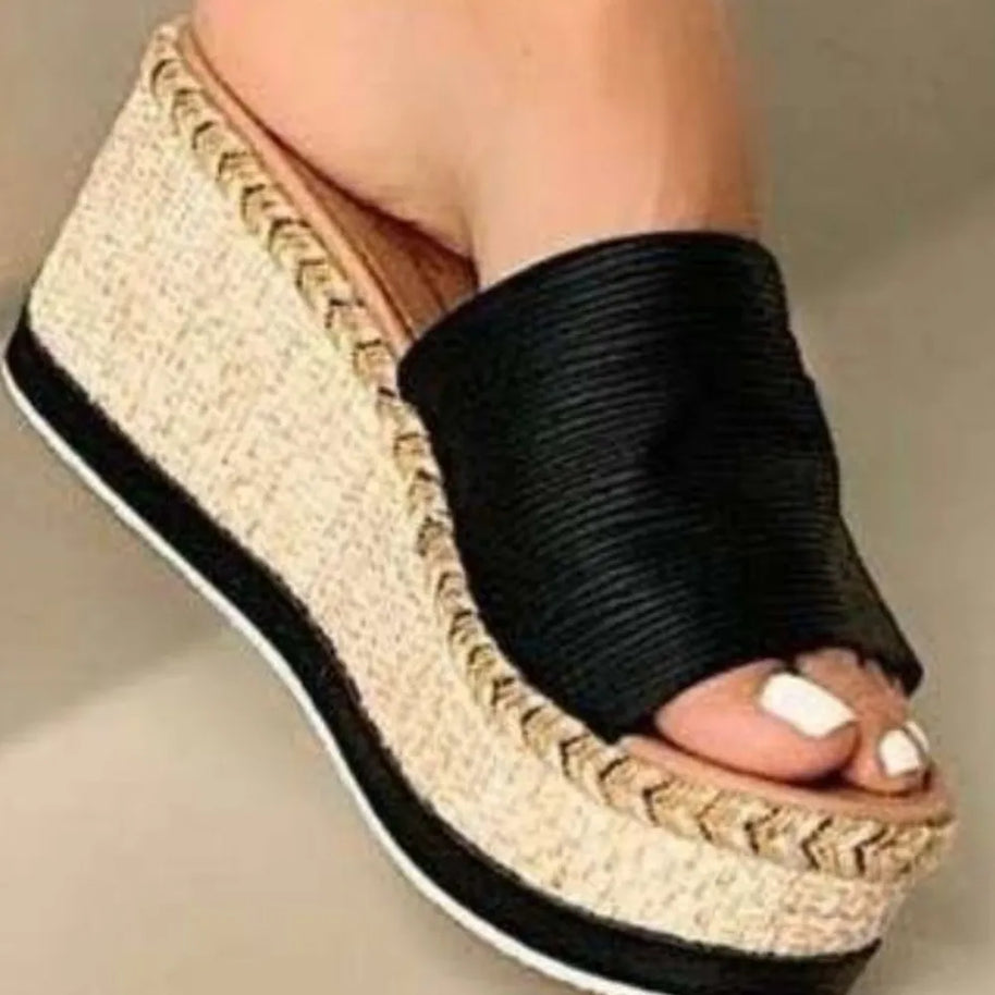 PU Leather Open Toe Sandals-130 Sandals-Trendsi-[option4]-[option5]-[option6]-[option7]-[option8]-Shop-Boutique-Clothing-for-Women-Online