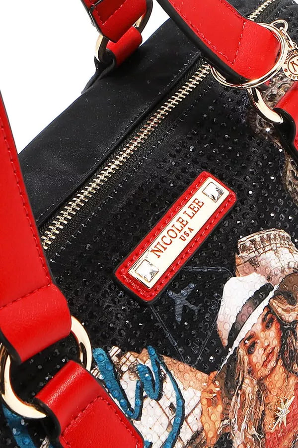 Nicole Lee USA Martha Travels Italy Wide Handbag with Rhinestones-Bags-Trendsi-[option4]-[option5]-[option6]-[option7]-[option8]-Shop-Boutique-Clothing-for-Women-Online