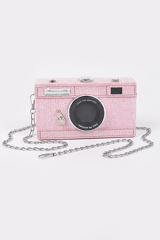 Metallic Camera Box Clutch-Artini Accessories-[option4]-[option5]-[option6]-[option7]-[option8]-Shop-Boutique-Clothing-for-Women-Online