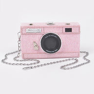 Metallic Camera Box Clutch-Artini Accessories-[option4]-[option5]-[option6]-[option7]-[option8]-Shop-Boutique-Clothing-for-Women-Online