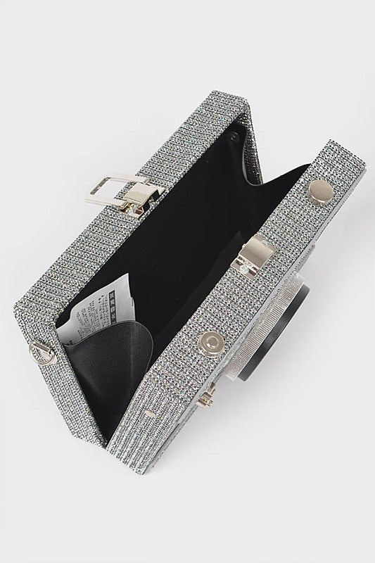 Metallic Camera Box Clutch-Artini Accessories-[option4]-[option5]-[option6]-[option7]-[option8]-Shop-Boutique-Clothing-for-Women-Online