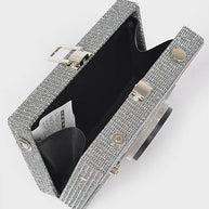 Metallic Camera Box Clutch-Artini Accessories-[option4]-[option5]-[option6]-[option7]-[option8]-Shop-Boutique-Clothing-for-Women-Online
