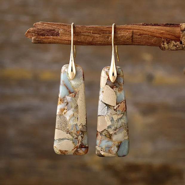 Copper Natural Stone Earrings-Dangle & Drop Earrings-Trendsi-Yellow/Gold-One Size-[option4]-[option5]-[option6]-[option7]-[option8]-Shop-Boutique-Clothing-for-Women-Online