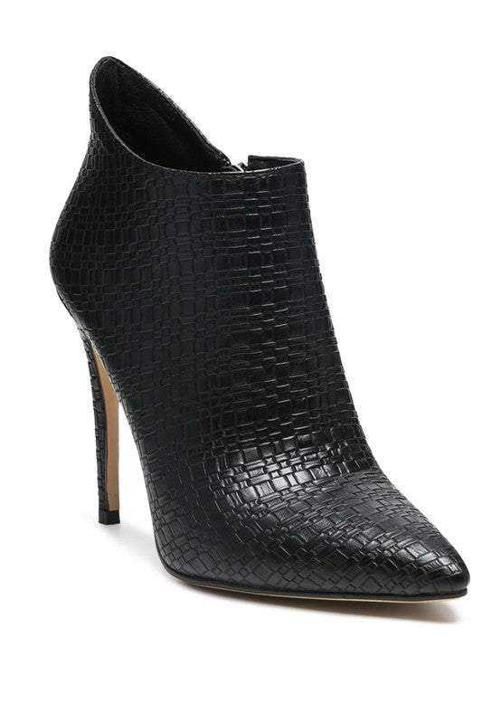 Lolita Woven Texture Stiletto Boot-Rag Company-[option4]-[option5]-[option6]-[option7]-[option8]-Shop-Boutique-Clothing-for-Women-Online