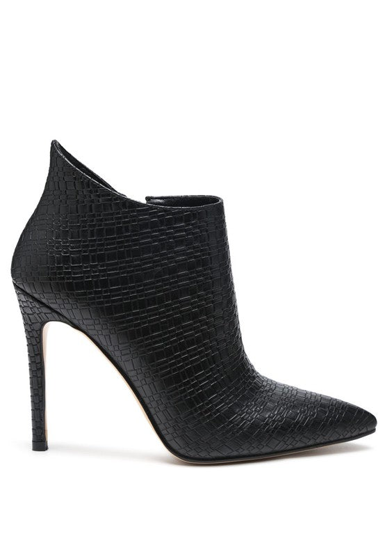 Lolita Woven Texture Stiletto Boot-Rag Company-[option4]-[option5]-[option6]-[option7]-[option8]-Shop-Boutique-Clothing-for-Women-Online