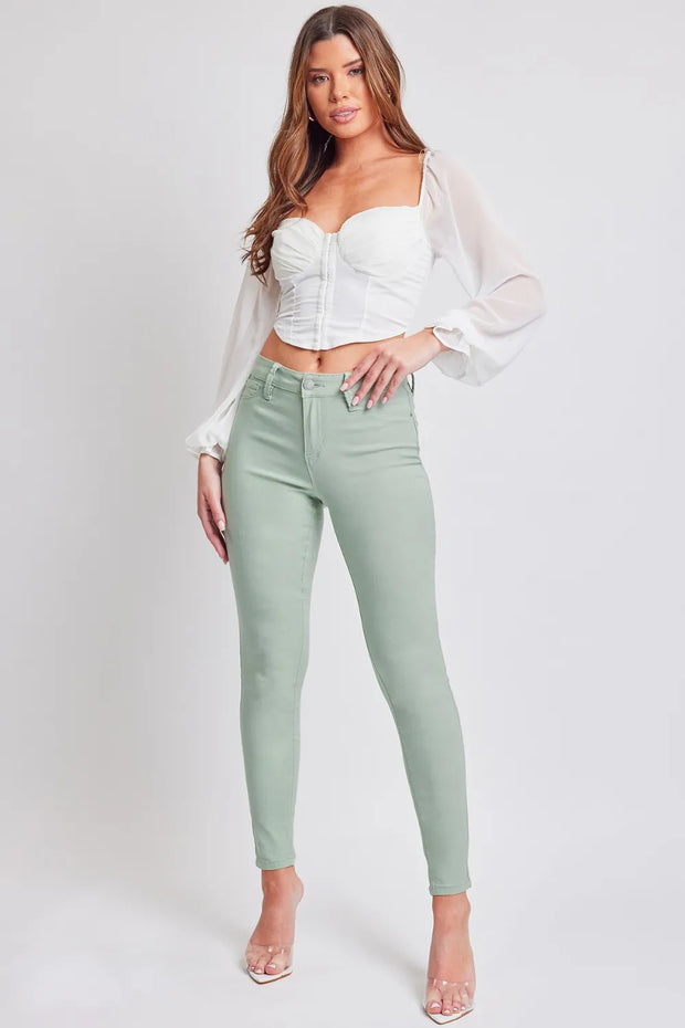 YMI Jeanswear Hyperstretch Mid-Rise Skinny Jeans-Jeans-Trendsi-Jade-S-[option4]-[option5]-[option6]-[option7]-[option8]-Shop-Boutique-Clothing-for-Women-Online