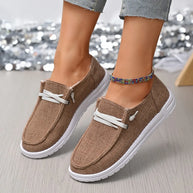 Round Toe Canvas Slip-Ons-120 Sneakers-Trendsi-Taupe-36(US5)-[option4]-[option5]-[option6]-[option7]-[option8]-Shop-Boutique-Clothing-for-Women-Online