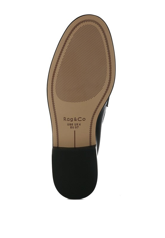 Raisa Stud Embellished Penny Loafers-Rag Company-[option4]-[option5]-[option6]-[option7]-[option8]-Shop-Boutique-Clothing-for-Women-Online