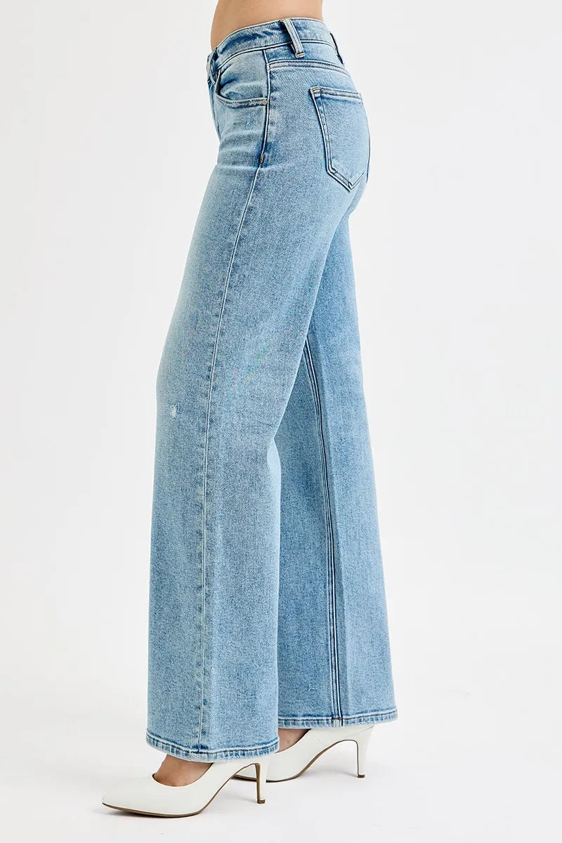 RISEN Full Size Low Rise Ankle Boyfriend Distressed Jeans-Jeans-Trendsi-[option4]-[option5]-[option6]-[option7]-[option8]-Shop-Boutique-Clothing-for-Women-Online