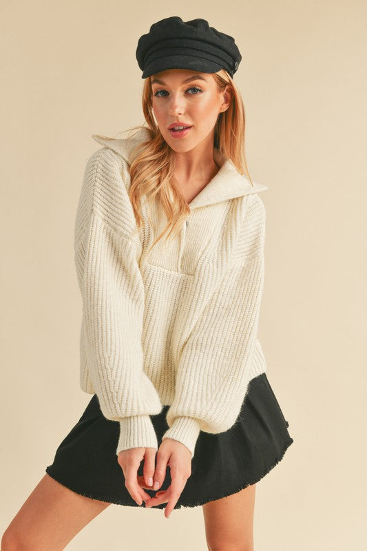 Danae Sweater-Aemi + Co-WHITE-S-[option4]-[option5]-[option6]-[option7]-[option8]-Shop-Boutique-Clothing-for-Women-Online
