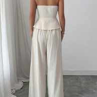 Sweetheart Neck Tube Top and Pants Set-Sets-Trendsi-[option4]-[option5]-[option6]-[option7]-[option8]-Shop-Boutique-Clothing-for-Women-Online