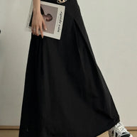 High Waist A-Line Maxi Skirt-Skirts-Trendsi-Black-S-[option4]-[option5]-[option6]-[option7]-[option8]-Shop-Boutique-Clothing-for-Women-Online