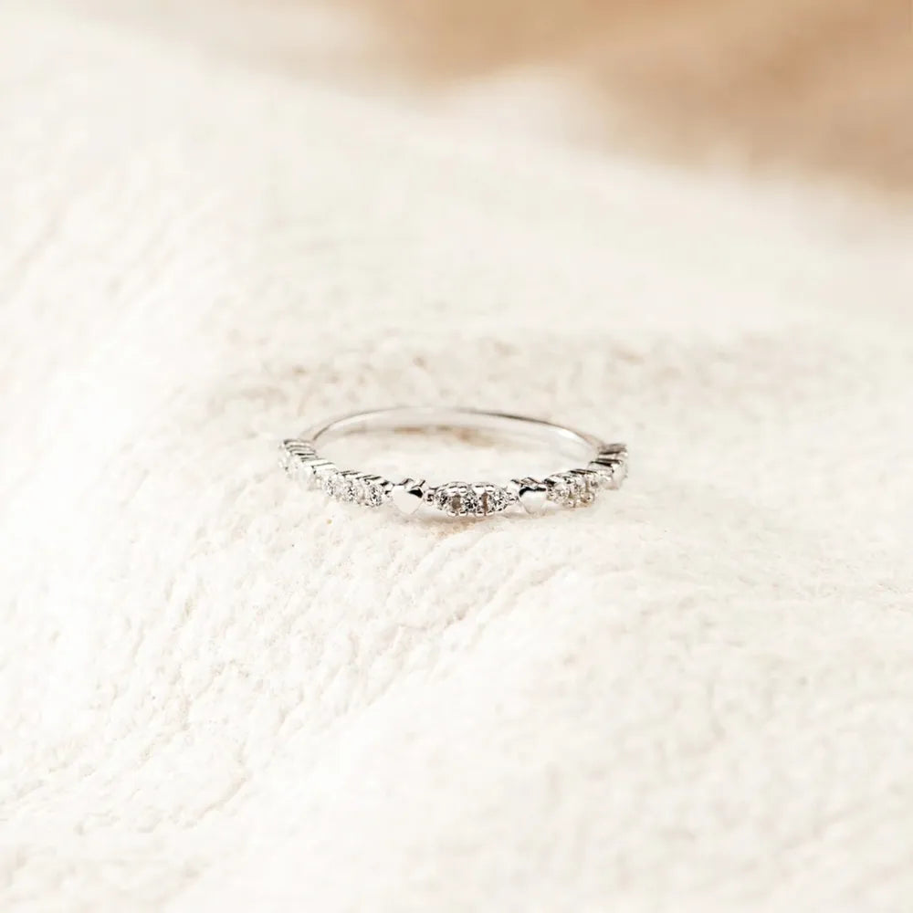 925 Sterling Silver Inlaid Zircon Ring-RINGS-Trendsi-Silver-6-[option4]-[option5]-[option6]-[option7]-[option8]-Shop-Boutique-Clothing-for-Women-Online