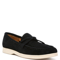 Nautica Genuine Suede Knot Detailed Loafers-Rag Company-Black-US-5 / UK-3 / EU-36-[option4]-[option5]-[option6]-[option7]-[option8]-Shop-Boutique-Clothing-for-Women-Online