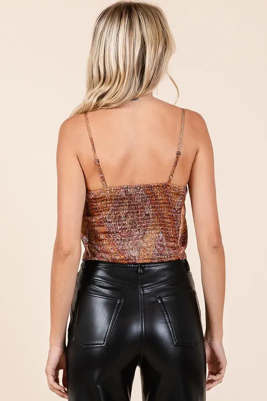 Mittoshop Paisley Patchwork Print Satin Cowl Neck Crop Cami-Tank Tops & Camis-Trendsi-[option4]-[option5]-[option6]-[option7]-[option8]-Shop-Boutique-Clothing-for-Women-Online