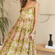 ADORA Ruffled Tiered Scoop Neck Cami Dress-Dresses-Trendsi-[option4]-[option5]-[option6]-[option7]-[option8]-Shop-Boutique-Clothing-for-Women-Online