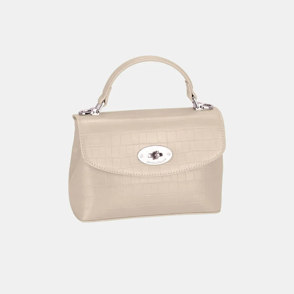 David Jones Texture PU Leather Handbag-Bags-Trendsi-Camel-One Size-[option4]-[option5]-[option6]-[option7]-[option8]-Shop-Boutique-Clothing-for-Women-Online