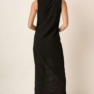 Mittoshop Side Slit Round Neck Sleeveless Dress-Dresses-Trendsi-[option4]-[option5]-[option6]-[option7]-[option8]-Shop-Boutique-Clothing-for-Women-Online
