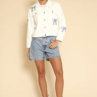 Embroidered bow denim jacket-Miss Sparkling-[option4]-[option5]-[option6]-[option7]-[option8]-Shop-Boutique-Clothing-for-Women-Online
