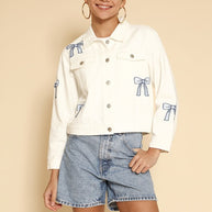 Embroidered bow denim jacket-Miss Sparkling-[option4]-[option5]-[option6]-[option7]-[option8]-Shop-Boutique-Clothing-for-Women-Online