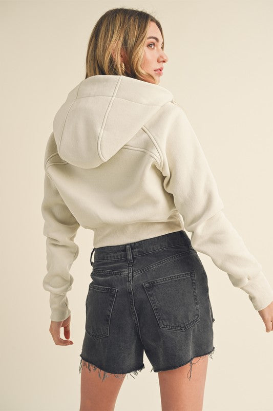 Deva Cropped Hooded Jacket-Aemi + Co-[option4]-[option5]-[option6]-[option7]-[option8]-Shop-Boutique-Clothing-for-Women-Online