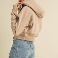 Deva Cropped Hooded Jacket-Aemi + Co-[option4]-[option5]-[option6]-[option7]-[option8]-Shop-Boutique-Clothing-for-Women-Online