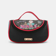 Nicole Lee USA Nikky Contrast Makeup Bag-Bags-Trendsi-EyeContact-One Size-[option4]-[option5]-[option6]-[option7]-[option8]-Shop-Boutique-Clothing-for-Women-Online