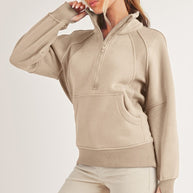 Long Dove Funnel Neck Half Long Zip-Aemi + Co-[option4]-[option5]-[option6]-[option7]-[option8]-Shop-Boutique-Clothing-for-Women-Online