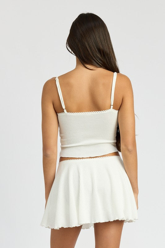 CINCH FRONT CAMI TOP-Emory Park-[option4]-[option5]-[option6]-[option7]-[option8]-Shop-Boutique-Clothing-for-Women-Online
